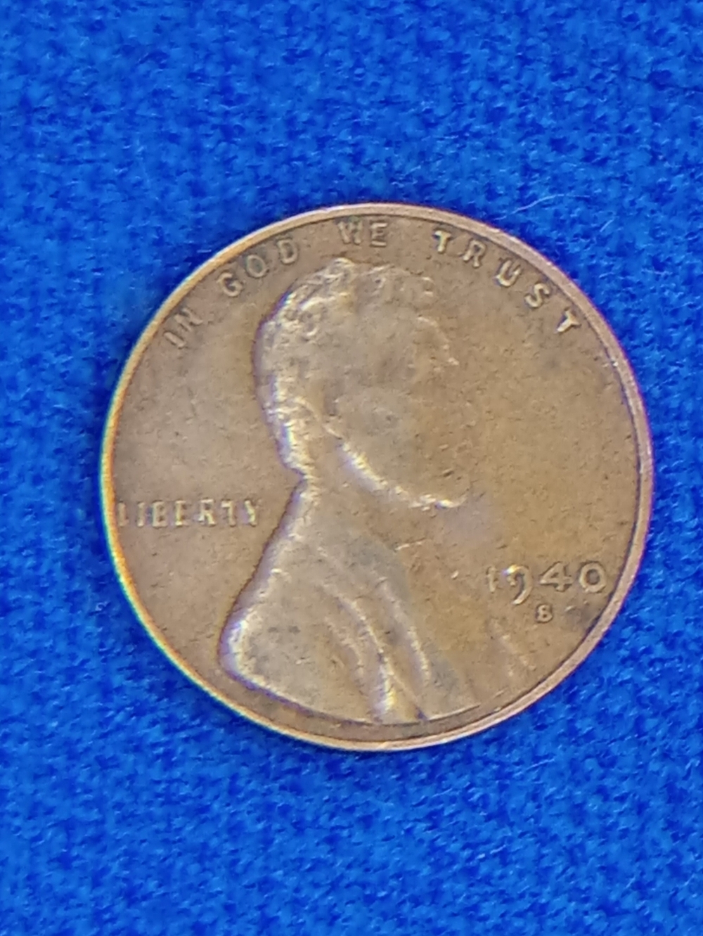 1940 Lincoln Wheat Cent - Brown Collectible Coin
